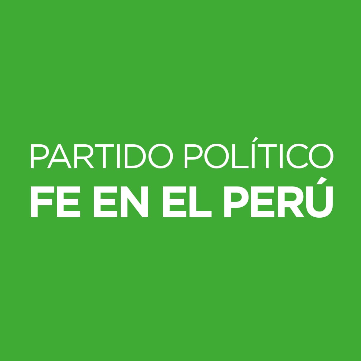 Logo Partido Fe en el Perú